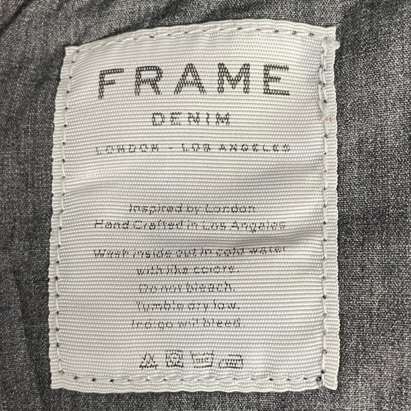 NEW Frame Ali High Rise Skinny Black Noir Size 28 - Picture 8 of 11